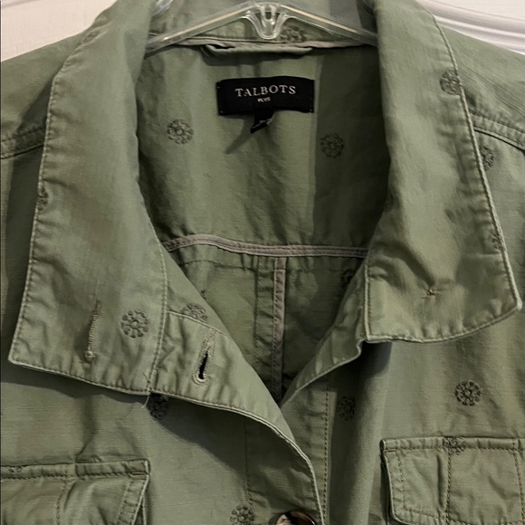 Talbots Olive Field Jacket - Picture 7 of 10